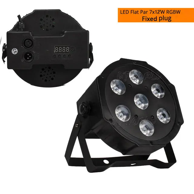 LED 7X18W Wash Light RGBWA+UV 6in1 Moving Head Stage Light DMX Stage Light DJ Nightclub Party Concert Stage Professional - Image #7