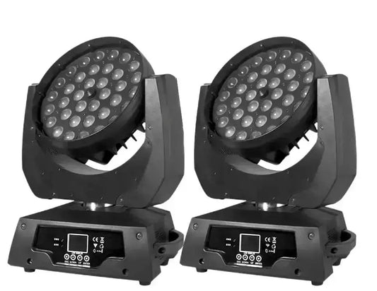 2 Pcs 36×18W 6in1 Wash Zoom Light - Image #1